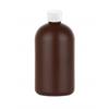 16 oz. Brown 28-410 HDPE Plastic Opaque Boston Rd Bottle-CT Cap