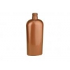 12 oz. Bronze Pearl PET 24-415 Opaque Reversed Tapered Oval Plastic Bottle