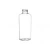 6 oz. Clear 24-410 PET (BPA Free) Plastic Tapered Cosmo Oval Bottle w/ Dispensing Cap