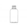 2 oz. Clear 20-410 PET (BPA Free) Plastic Boston Round Bottle (Stock Item)