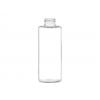 6 oz. Clear 24-410 PET (BPA Free) Plastic Cylinder Round Bottle (Stock Item)