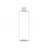 8 oz. Clear 24-410 PET (BPA Free) Plastic Cylinder Round Bottle (Surplus)