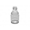 1 oz. Clear 18-415 Decorative Round PET Plastic Bottle