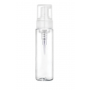 6 oz. Clear 43 MM Cylinder Round PET (BPA Free) (180 ml) Plastic Bottle-White Foamer