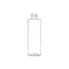 8 oz. Clear 24-410 PET (BPA Free) Plastic Square Bottle-Stock
