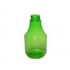 8 oz Lime Green 28-400 PVC Plastic Delta Round  Bottle