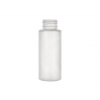 2 oz. Natural 24-410 Cylinder Round Slightly Squeezable HDPE Semi-Opaque Plastic Bottle (Stock)