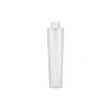 3.33 oz. Natural 22-410 Semi-Opaque Plastic 100 ml Tottle Bottle with Copper Empress Style Dispensing Cap (2 pc)