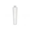 3.33 oz. Natural 22-410 Semi-Opaque Plastic 100 ml Tottle Bottle with White (Stock) Dispensing Cap