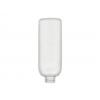 4 oz. Natural HDPE Semi-Opaque Tottle HDPE 22-400 Squeezable Plastic Bottle w/ 1.5 in. White Dispensing Cap-.250 Orif