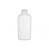 2 oz. White Opaque Tapered Cosmo Oval 20-410 PET (BPA Free) Bottle w/ Gloss Finish (Stock Item)