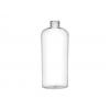 8 oz. Clear Reversed Tapered Cosmo Oval PET (BPA Free) 24-410 Plastic Bottle w/ Dispensing Cap