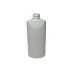 8 oz. Gray Oval HDPE 24-410 Opaque Plastic Bottle with Dispensing Cap  50% OFF