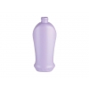 11 oz. Purple Light Opaque HDPE Reverse Tapered Footed Flat Sided Decorative Oval 24-410 Plastic Bottle