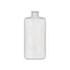 6 oz. Natural Oval Semi-Opaque HDPE 24-410 Squeezable Plastic Bottle