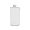 8 oz. Natural Oval Semi-Opaque HDPE 24-410 Squeezable Plastic Bottle (Axium)