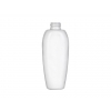 4 oz. White Dramatic Reversed Tapered Oval HDPE 22-410 Plastic Bottle with Dispensing Cap  30% OFF