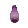 8 oz Purple 28-400 PVC Plastic Delta Round  Bottle