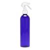 8 oz. Blue Cobalt 24-410 PET (BPA Free) Semi-Translucent Bullet Round Plastic Bottle-Mini Trigger (King)