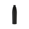 8 oz. Black Tapered Bullet Round 24-410 HDPE Opaque Plastic Bottle (Surplus)