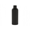 3.33 oz. Black Bullet Round (100 ML) 24-410 HDPE Opaque Plastic Bottle w/ Colored Dispensing Lid