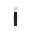 8 oz. Black Tapered Bullet Round 24-410 HDPE Opaque Plastic Bottle-Mini Trigger