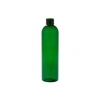 8 oz. Green 24-410 PET Semi-Translucent Bullet Round Plastic Bottle-Sprayer or Pump (Silgan)