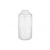 10 oz. Natural semi-opaque LDPE Squeezable Boston Round 33-400 Plastic Bottle w/ Non Dispensing Cap