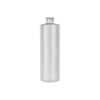 16 oz. Natural Cylinder Round 24-410 HDPE Semi-Opaque Plastic Bottle (Stock)