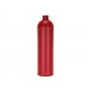 16 oz. Red Pearl Bullet Round 24-410 HDPE Opaque Plastic Squeezable Bottle (Surplus)