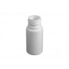 .5 oz. (1/2 oz) White 20-410 Round HDPE Plastic Bottle