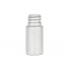 .5 oz. (1/2 oz) White 20-410 Cylinder Round HDPE Opaque Plastic Bottle