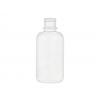 3 oz. White Boston Round 24-410 HDPE Opaque Slightly Squeezable Plastic Bottle-Tincture-White Lotion Pump