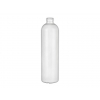 12 oz. White Bullet Round Squeezable 24-410 HDPE Opaque Plastic Bottle