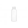 2 oz. White Bullet Round 24-410 Opaque HDPE Slightly Squeezable Plastic Bottle (Surplus)