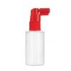 1 oz. White 18-415 White Cylinder Round PET Plastic Bottle-Red FM Sprayer-Ext
