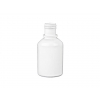 .5 oz. (1/2 oz) White 18-415 Round HDPE Plastic Bottle