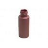 1 oz. Pearl Rose Opaque HDPE 20-410 Plastic Cylinder Round Bottle  50% OFF