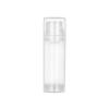 5 oz. Natural Other Cylinder Round 48mm Semi-Opaque Plastic Bottle-White Airless Pump-Clear PP Hood