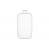 6.67 oz. White Opaque MDPE Oval (200 ml) 24-410 Plastic Bottle