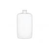 6.67 oz. White Opaque MDPE Oval (200 ml) 24-410 Plastic Bottle-Turret Cap