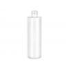 6 oz. White 24-410 PET Cylinder Round Opaque Plastic Bottle-Gloss Finish