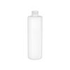 6 oz. White 24-410 HDPE Cylinder Round Opaque Squeezable Plastic Bottle