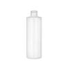 8 oz. White Shiny 24-410 PET Plastic Cylinder Round Bottle