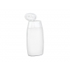 .83 oz (25 ml) White HDPE 13 mm  Plastic Euro Oval  Bottle w/  White Flip Top Snap On Cap  (2 pc. set)  35 % OFF