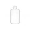 2 oz. White LDPE 18-410 Plastic Drug Oval Bottle-Natural Plug-White Cover Cap