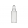 32 oz. White Round Carafe Style HDPE 28-400 Trigger Plastic Bottle