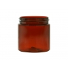 4 oz. Amber Dark Plastic Single Wall 58-400 PET Jar (Stock Item)