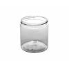 8 oz. Clear Round Single Wall 70-400 PET Plastic Jar (Stock Item)