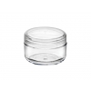 1/3 oz (10 mm) Clear SAN Jar with 36 mm Natural Linerless Cap (Stock Item)